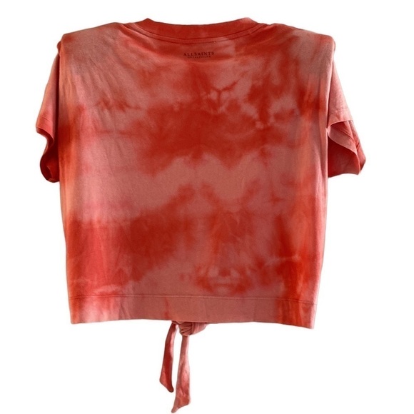 ALL SAINTS orange tie dye crop top with shoulder pads. Small
C - Picture 3 of 9